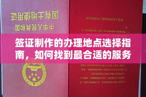 西平签证制作的办理地点选择指南，如何找到最合适的服务点