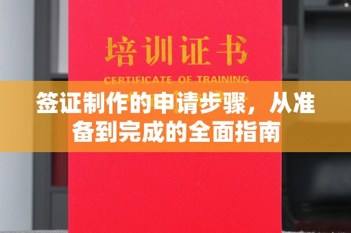 西平签证制作的申请步骤，从准备到完成的全面指南