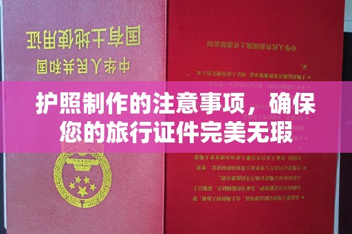 西平护照制作的注意事项，确保您的旅行证件完美无瑕