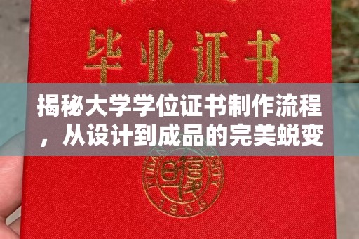 西平揭秘大学学位证书制作流程，从设计到成品的完美蜕变