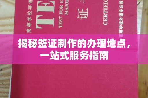 西平揭秘签证制作的办理地点，一站式服务指南