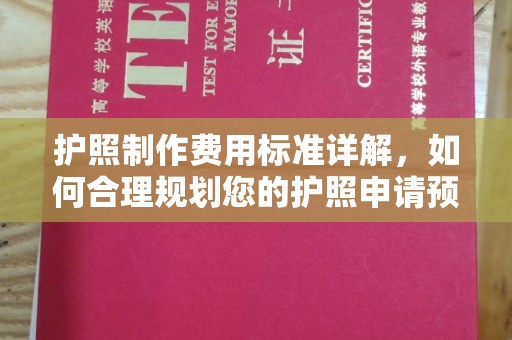 西平护照制作费用标准详解，如何合理规划您的护照申请预算